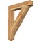 Ekena Millwork Traditional Craftsman Rough Sawn Bracket, Western Red Cedar, 6"W x 38"D x 44"H BKT06X38X44TRA04RWR - alternate 1